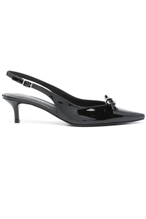 Black calf leather slingback pumps ROBERTO FESTA | SENYABLACK